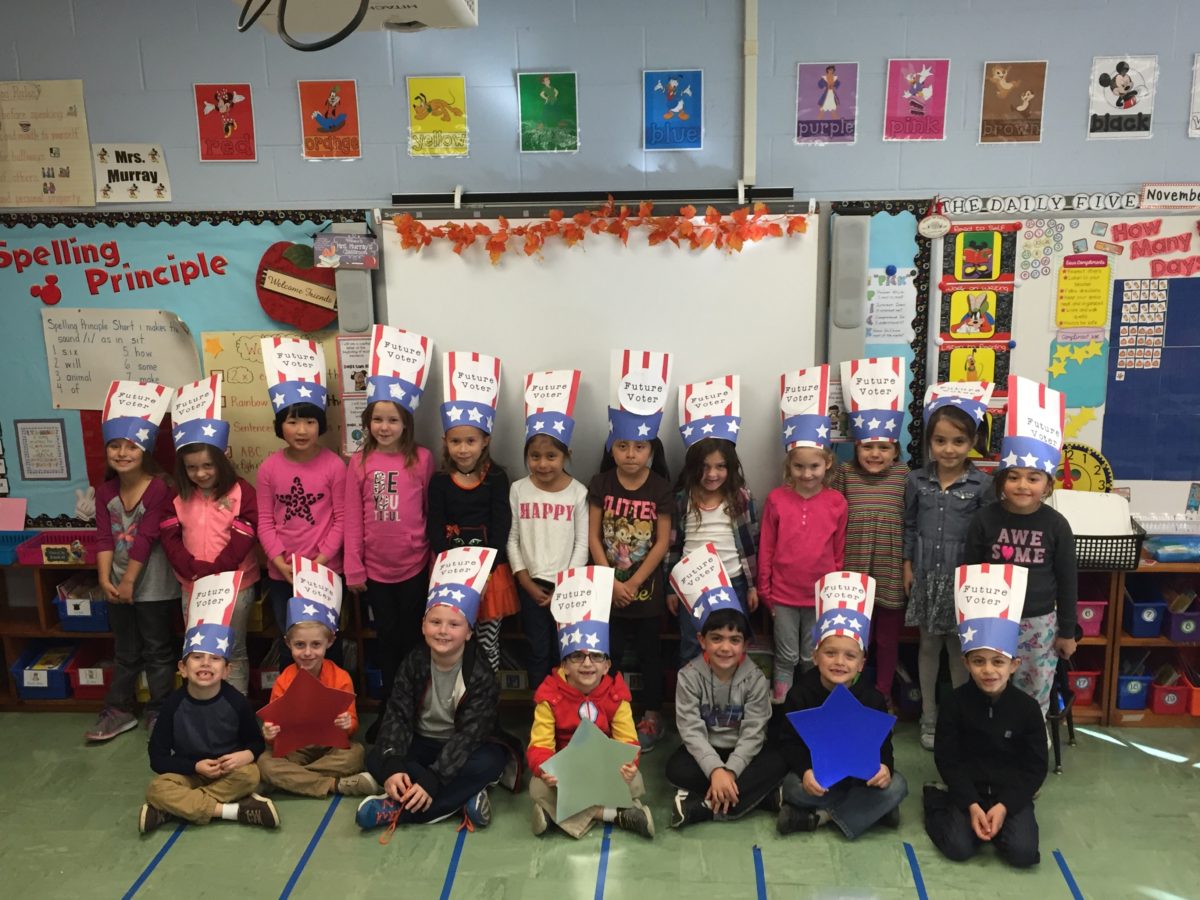 Primary School Students Learn About the Democratic Process on Election Day